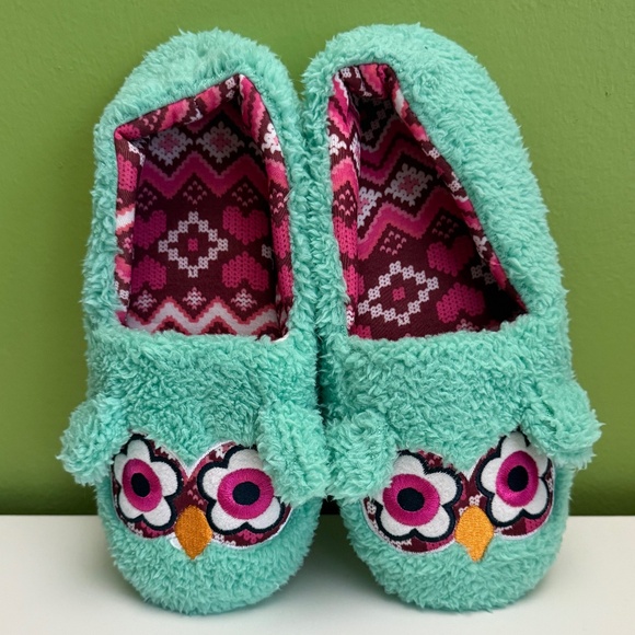 Plush Owl Slipper Shoe - Picture 2 of 6